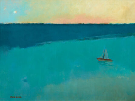 Herman Maril, ‘Sea and Pink Sky’, 1984