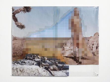 Thomas Hirschhorn, ‘Pixel-collage n.73’, 2016