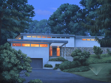 Danny Heller, ‘Usonia House At Twilight’, ca. 2024