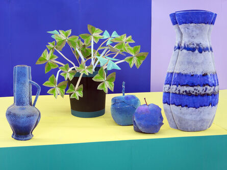 Daniel Gordon, ‘Blue Apples and Houseplant’, 2022