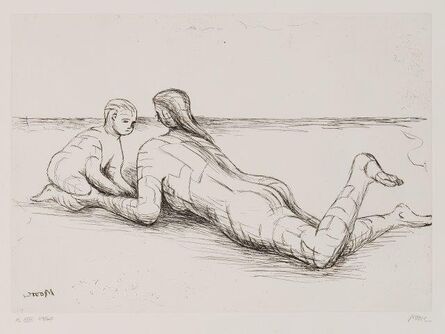Henry Moore, ‘Mother and Child XIX [Cramer 689]’, 1983