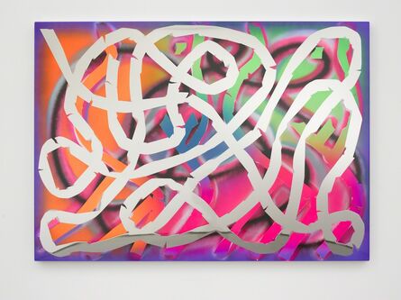Eddie Peake, ‘A Single Squiggly Line With Two Female Torsos’, 2015