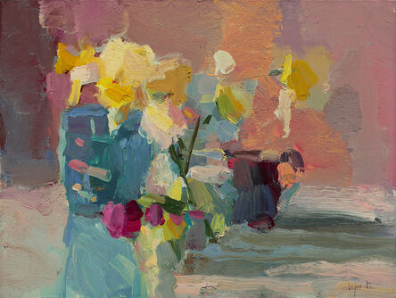 Christine Lafuente, ‘Daffodils and Pansy Buds’, 2021