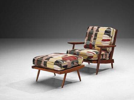 George Nakashima, ‘George Nakashima 'Cushion' Spindleback Lounge Chair in Walnut ’, 1962