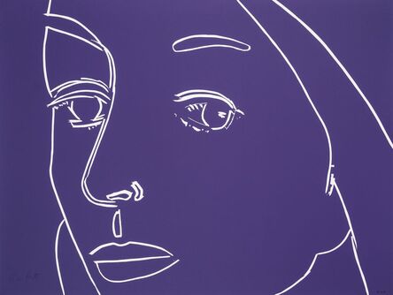 Alex Katz, ‘Ada (Purple)’, 2022