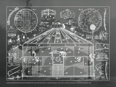 R. Buckminster Fuller, ‘BUILDING CONSTRUCTION - DYMAXION DEPLOYMENT UNIT (SHEET), ’, 1981