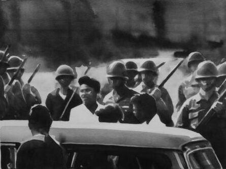 Radenko Milak, ‘04 September 1957 - American Civil Rights Movement - Little Rock Crisis – Orval Faubus, governor of Arkansas, calls out the National Guard to prevent African American students from enrolling in Central High School ’, 2013
