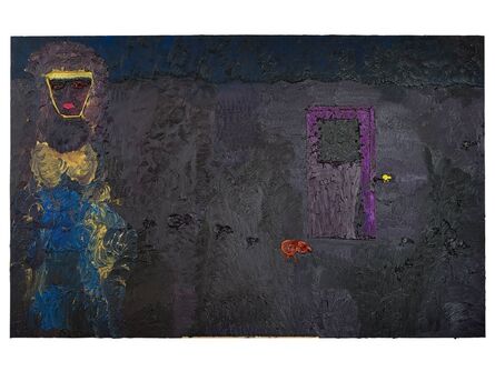 Ecaterina Vrana, ‘Self Portrait with Purple Door’, 2015
