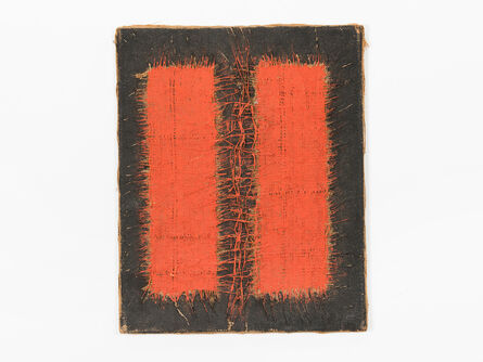 Hanna Eshel, ‘"Dialectique III" (17) -- Rouge et Noir’, 1969
