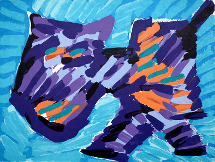 Karel Appel, ‘Walking Cat’, 1978