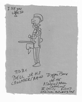 Dapper Bruce Lafitte, ‘Bell JR H.S Crusaders’, 2017