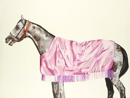 Jenny Watson, ‘Horse series No. 8, Grey with Pink Rug’, 1974