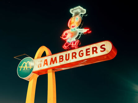 Ludwig Favre, ‘Burger Sign’, 2019