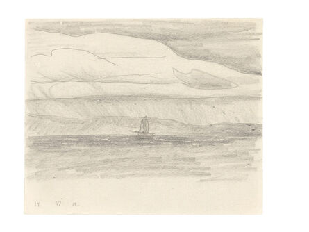 Lyonel Feininger, ‘Sailing Ship in the Rain’, 1912
