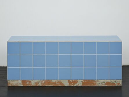 Calla Henkel and Max Pitegoff, ‘Reading bench (blue)’, 2016