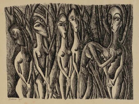 Dorothy Dehner, ‘Six Women’, 1945