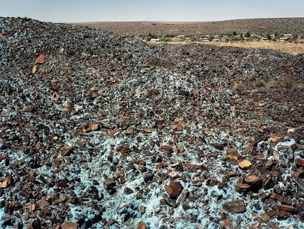 David Goldblatt, ‘Blue asbestos waste on the Owendale Asbestos Mine tailings dump. Near Postmasburg, Northern Cape, 21 December 2002’, 2002