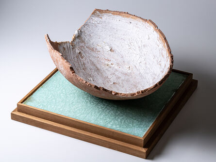 Machiko Ogawa, ‘Azure glaze board （碧釉盤）’, 2002