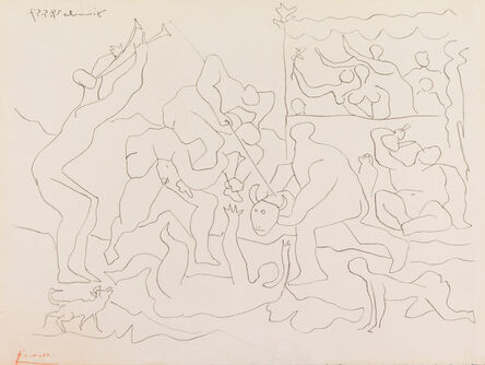 Pablo Picasso, ‘Jeu de la corrida’, 1957