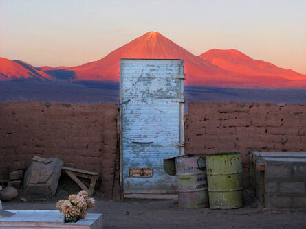 Peter van Agtmael, ‘A dormant volcano in the Atacama desert of northern Chile is seen from a cemetery. San Pedro de Atacama, Chile’, 2007