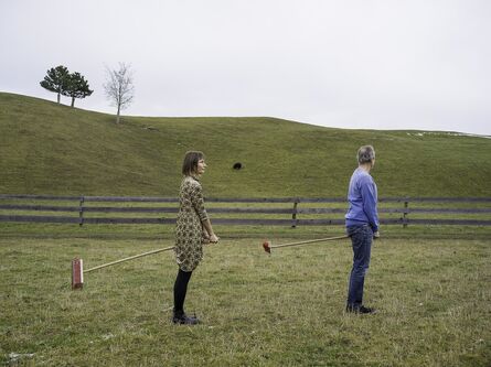 Elina Brotherus, ‘One Minute Sculpture with Erwin Wurm: Broom’, 2018