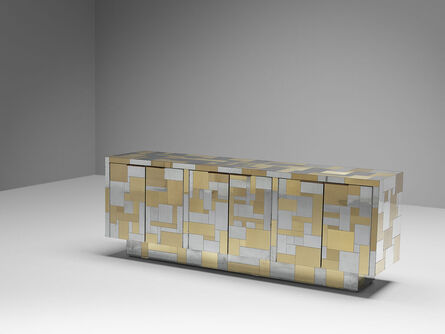 Paul Evans, ‘Paul Evans for Directional ‘Cityscape' PE280 Sideboard in Steel and Brass’, ca. 1975
