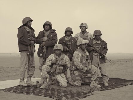 Simon Norfolk, ‘Afghan Police Being Trained By U.S. Marines, Camp Leatherneck’, 2010