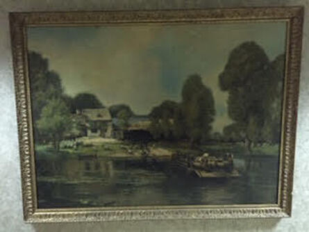 From the School of John Constable (British), ‘19th century landscape original oil painting’