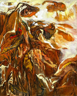 Guo Hai-Jiang, ‘Untamed Meadow - Amber Sunflowers’, 2013