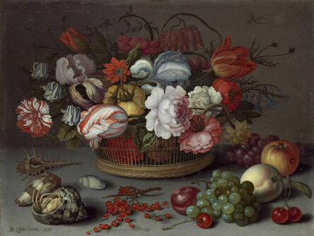 Balthasar van der Ast, ‘Basket of Flowers’, ca. 1622