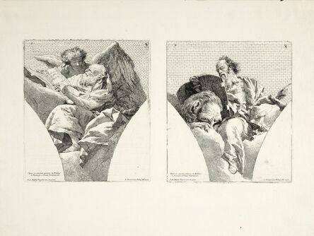 Giovanni Domenico Tiepolo, ‘Plates 1-2’, 1743