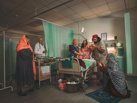Natalie Lennard, ‘Call to Prayer - Staged Cultural Photograph of Traditional Muslim Birth’, 2020