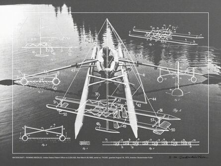 R. Buckminster Fuller, ‘WATERCRAFT - ROWING NEEDLES’, 1981