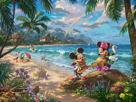 Blend Cota, ‘Mickey and Mini in Hawaii’, 2017