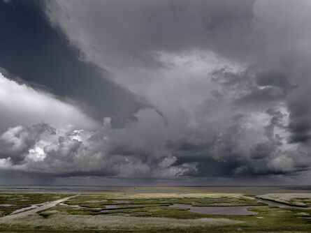 Henrik Saxgren, ‘Clouds and rainbow above the beach’, 2015