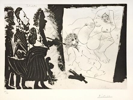 Pablo Picasso, ‘Patron et sa Suite en Visite à l’Atelier ’, 1968
