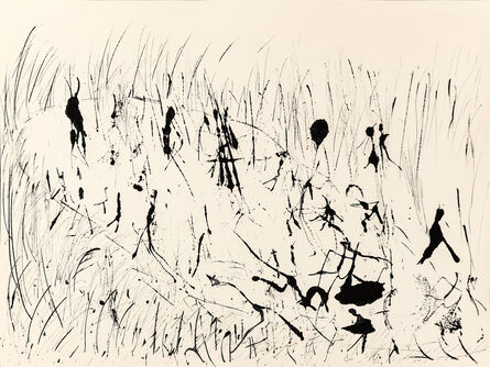 Henri Michaux, ‘Untitled (“People on paysage” serie) , hm 7825, Collection Luigi Moretti, Roma’, executed between 1950-52