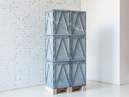 Fort Standard, ‘Relief Stone Cabinet - Six Door’, 2016