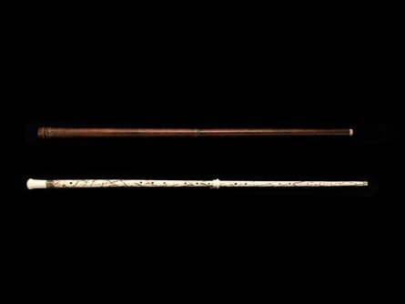 Georg Henrich Scherer, ‘Walking-Stick Flute/Oboe’, ca. 1750–1757