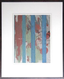 Miles Lyon, ‘Abstract Linear Painting in Blue, Green and Red’, 1994