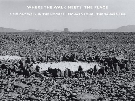 Richard Long, ‘Where the Walk Meets the Place’, 2015