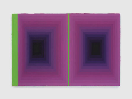 Julian Hoeber, ‘Diplopia Violet’, 2023