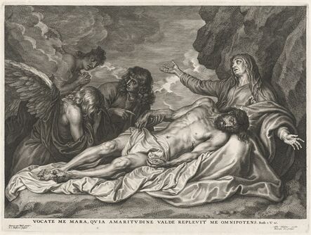 Schelte Adams Bolswert after Sir Anthony van Dyck, ‘Virgin Supporting the Dead Christ’