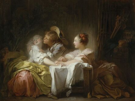 Jean-Honoré Fragonard, ‘The Stolen Kiss’, 1759-1760