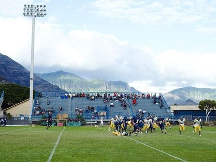 Catherine Opie, ‘Football Landscape #16 (Waianae vs. Leilehua, Waianae, HI)’, 2009