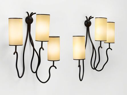 Jean Royère, ‘pair of "liane" wall lights’, ca. 1964