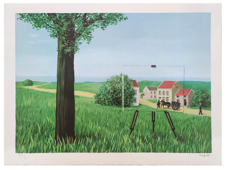 After René Magritte, ‘La Belle Captive’, 2004