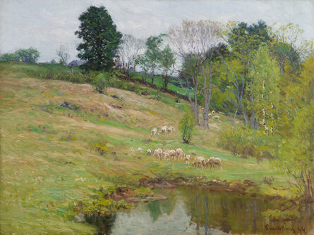 John Joseph Enneking, ‘Hillside Pasture’, 1894