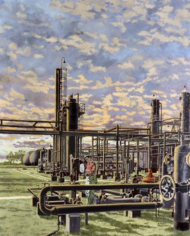 Alfred Panepinto, ‘Industrial Scene’, 20th Century