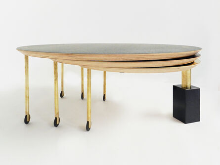 Veruska Gennari, ‘Extendable Rolling Coffee Table Model SFG13, Limited Edition of Five’, 2014